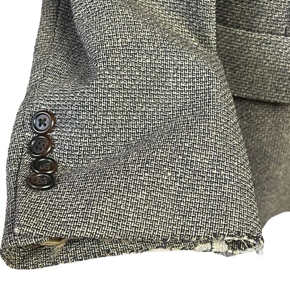 Bowdon Classic Sport Coat Von Maur‎ Tweed 44 Short 2 Button USA Vent Pockets